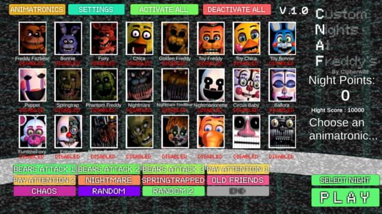 Screenshot Custom Nights at Freddy's