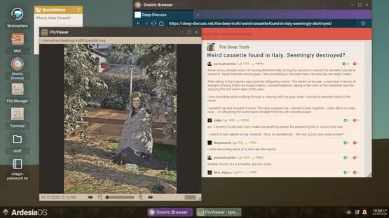 Screenshot Imprinted