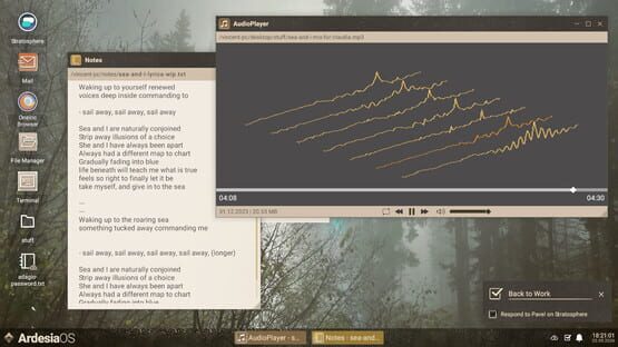 Screenshot Imprinted