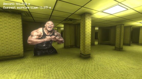 Screenshot Nextbots In Backrooms: Obunga