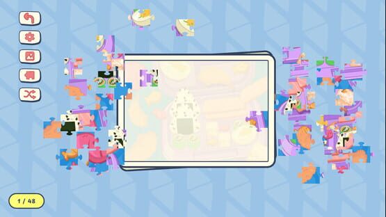 Screenshot Shapes of Memory: Jigsaw Puzzle