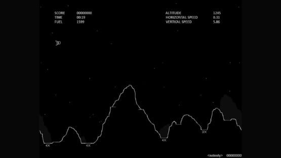 Screenshot Lunar Lander