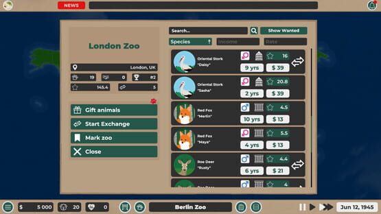 Screenshot Zoo Economy