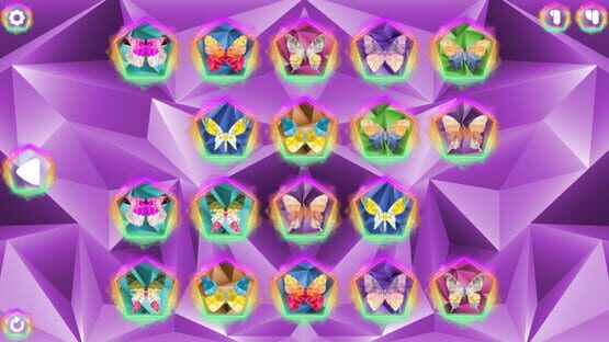 Screenshot Poly Memory: Butterflies