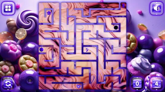 Screenshot Sweetie Candy Maze: Violet Plum