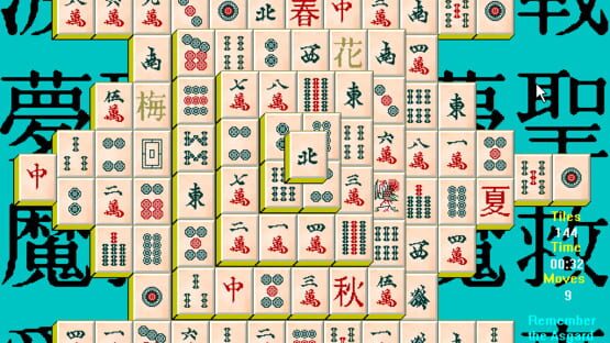 Screenshot Kyodai Mahjongg