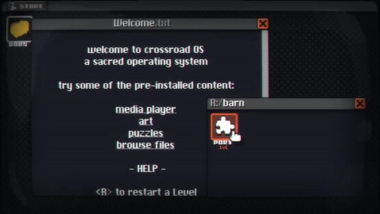 Screenshot Crossroad OS