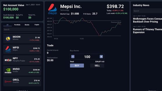 Screenshot Day Trader Tycoon