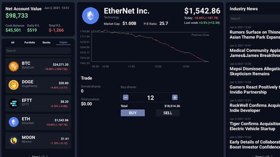 Screenshot Day Trader Tycoon