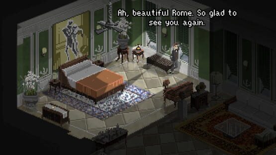 Screenshot If on a Winter's Night, Four Travelers