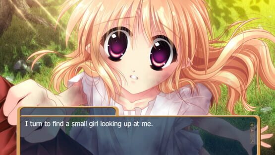 Screenshot A dragon girl looks up at the endless sky