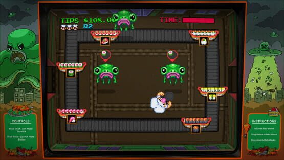 Screenshot Digital Eclipse Arcade: Invasion of the Buffet Snatchers
