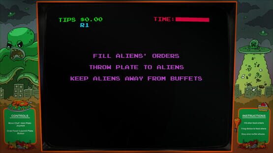 Screenshot Digital Eclipse Arcade: Invasion of the Buffet Snatchers