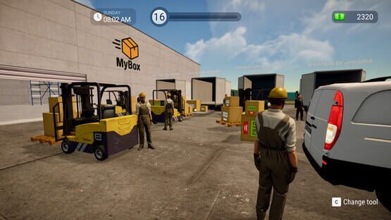 Screenshot Parcel Delivery Simulator