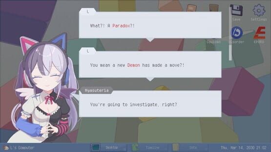 Screenshot Demons' Timeline