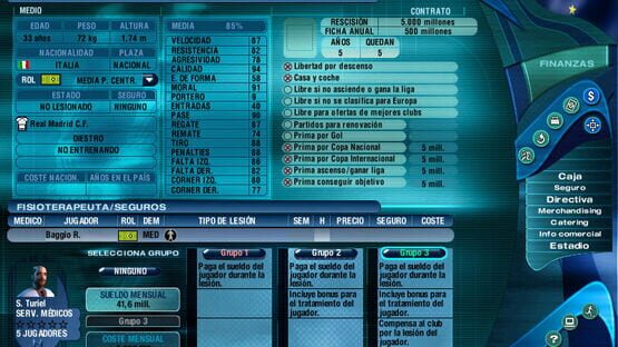 Screenshot PC Fútbol 2001
