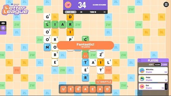 Screenshot Letter League