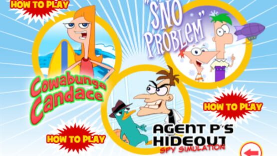 Screenshot Phineas and Ferb Arcade