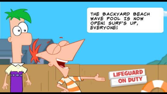 Screenshot Phineas and Ferb Arcade