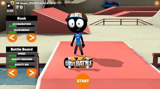 Screenshot Stickman Skate Battle