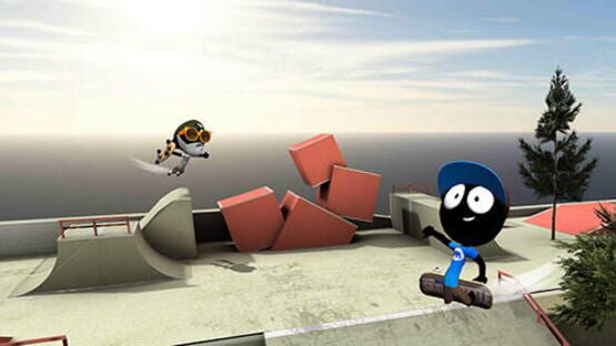 Screenshot Stickman Skate Battle
