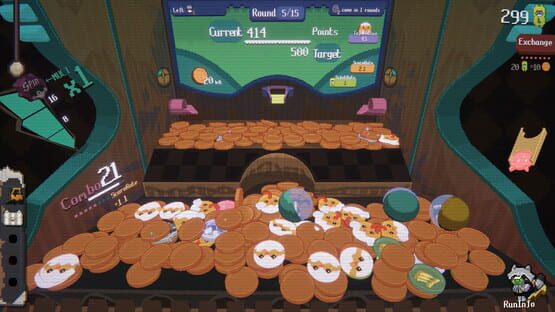 Screenshot Raccoin: Coin Pusher Roguelike