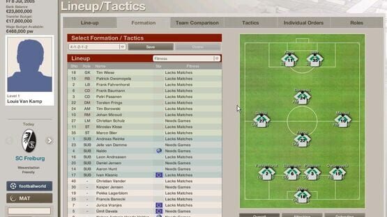 Screenshot FIFA Manager 06