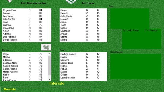 Screenshot BrasFoot 2003