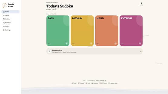 Screenshot Sudoku Haven