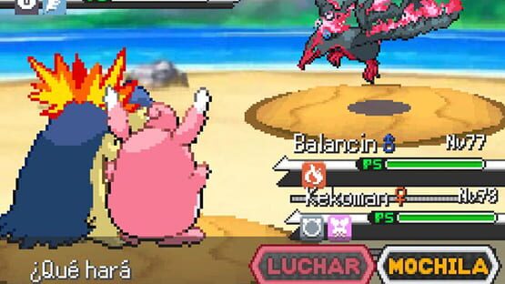 Screenshot Pokémon Añil