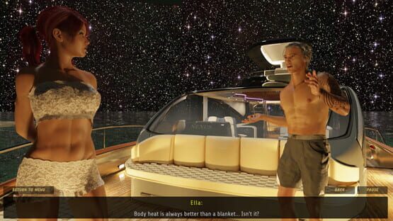Screenshot Sex Novel: Swingers Yacht