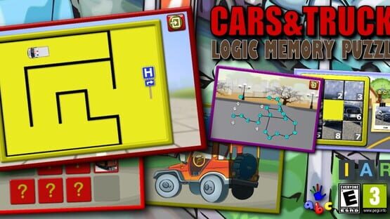 Screenshot Kids Cars and Trucks Logic Memory Puzzles