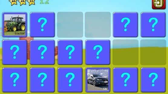 Screenshot Kids Cars and Trucks Logic Memory Puzzles