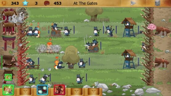 Screenshot Ninja Cats vs Samurai Dogs