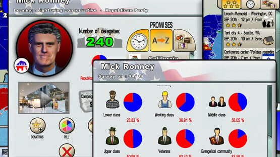Screenshot The Race for the White House