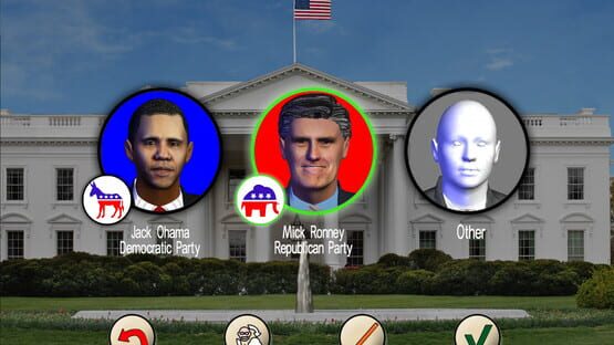 Screenshot The Race for the White House