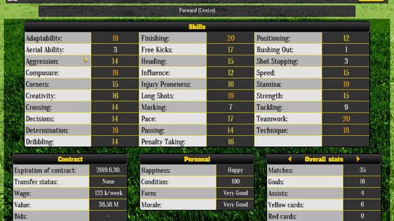 Screenshot Global Soccer Manager