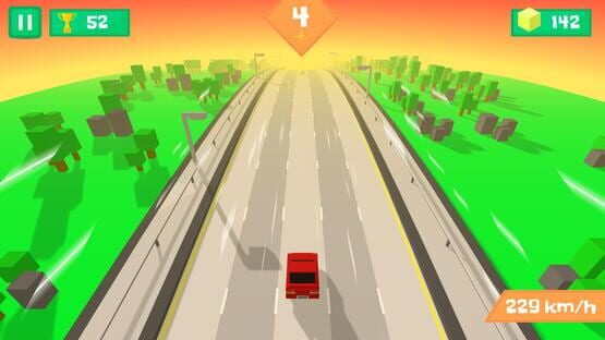 Screenshot Pixel Traffic: Highway Racing