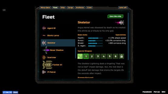 Screenshot Astroflux