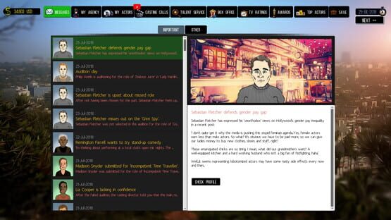 Screenshot Cattle Call: Hollywood Talent Manager