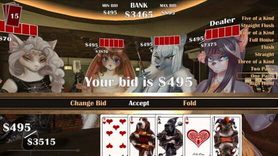 Screenshot Furry Sex: Poker