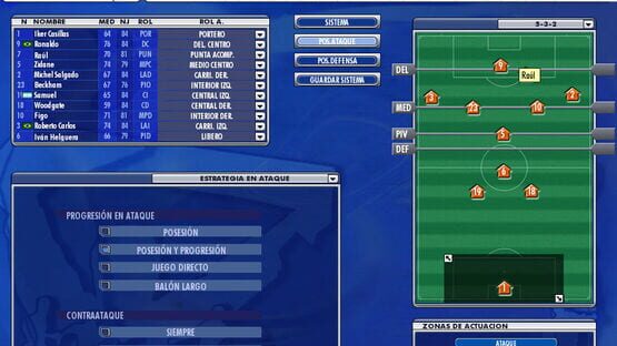 Screenshot PC Fútbol 2005