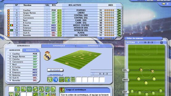 Screenshot PC Fútbol 2007