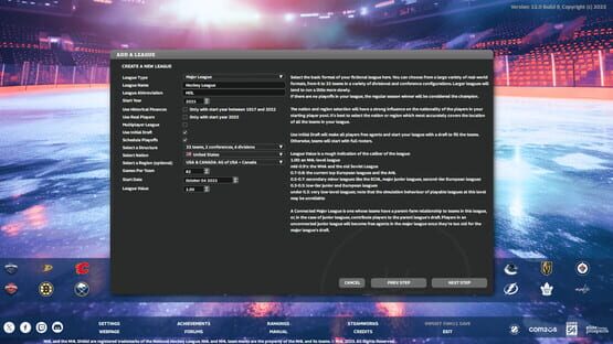 Screenshot Franchise Hockey Manager 12