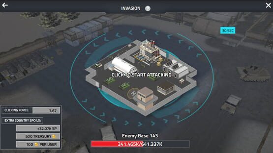 Screenshot War Clicks