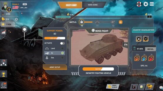 Screenshot War Clicks