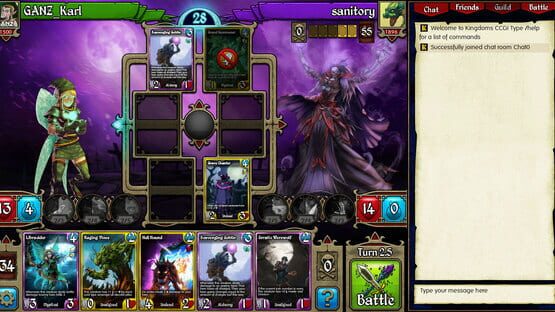 Screenshot Kingdoms CCG