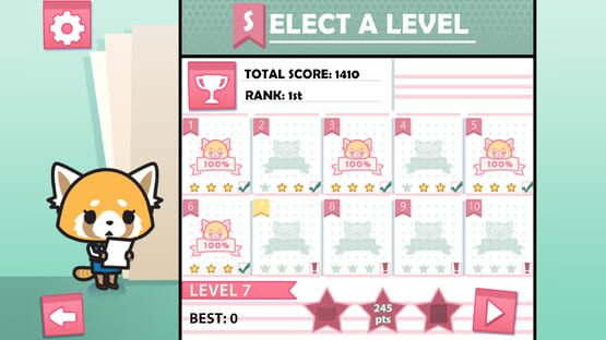 Screenshot Aggretsuko Office Rush