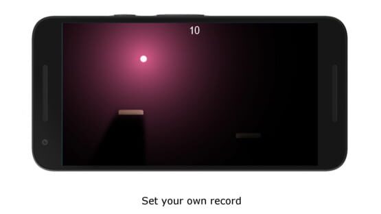 Screenshot Bounce ball light