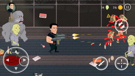 Screenshot Guns and Blood: 2D Zombie Shooter